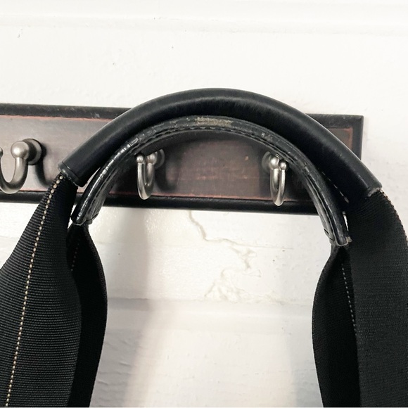 COACH Tote Bag Unisex Nylon/Genuine Leather Black 2-Way Shoulder/Top Handle - Picture 6 of 12